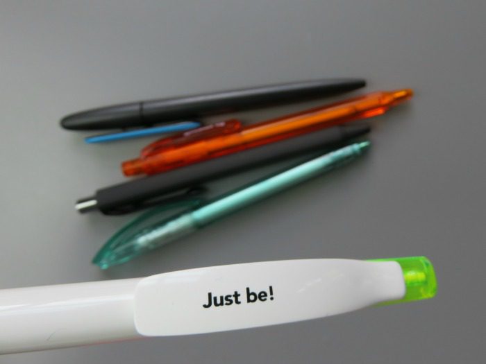 Two Tone Rainbow Curvy Gel Pen - Item #PS-1213 -  Custom  Printed Promotional Products
