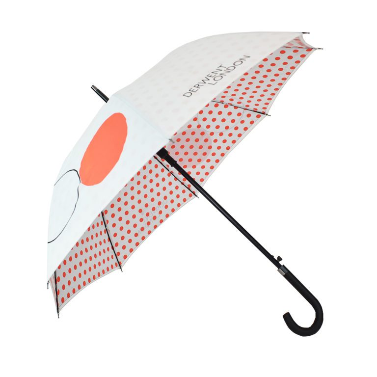 printed inside and out walking umbrella