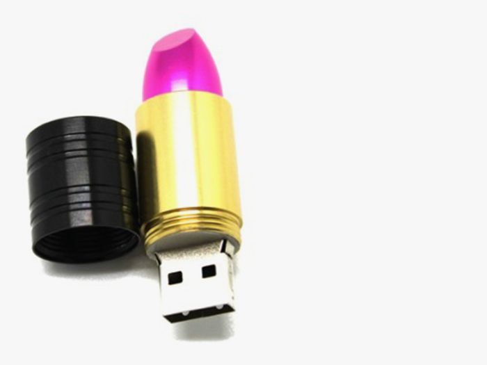 Lipstick shaped USB