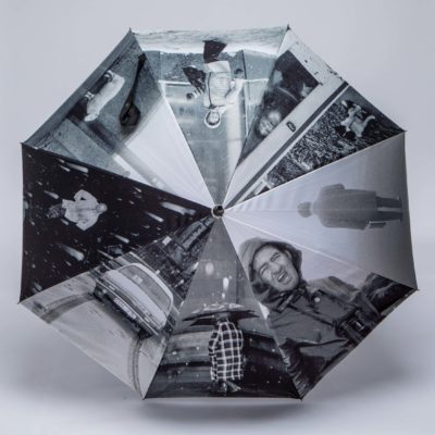 Premium umbrella with photo print on outside panels
