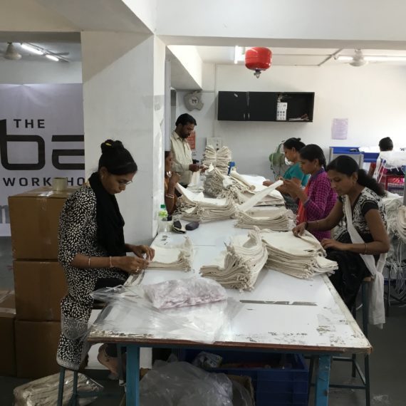 Bag Workshop Factory production team fabric