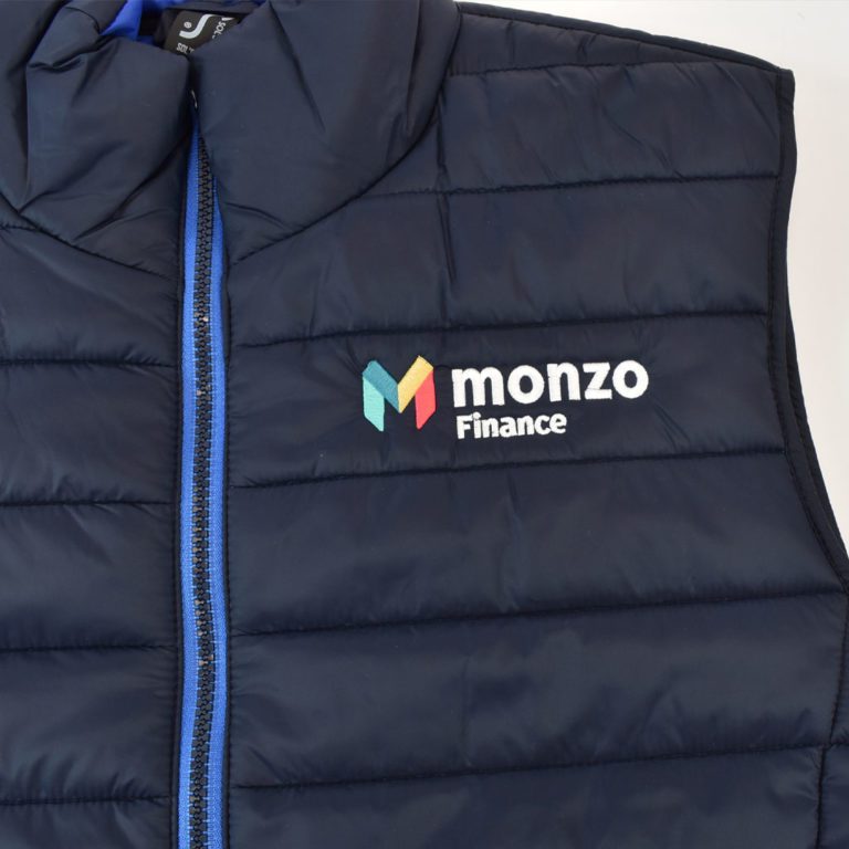 Embroidered Gilet for Online Bank