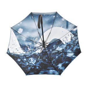 Umbrella with photo image
